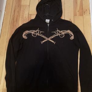 Flogging Molly ☘️ Irish zip up hoody medium Punk Sweater!